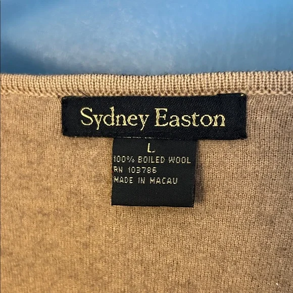 Women's Brown Wool Cardigan - Picture 2 of 9